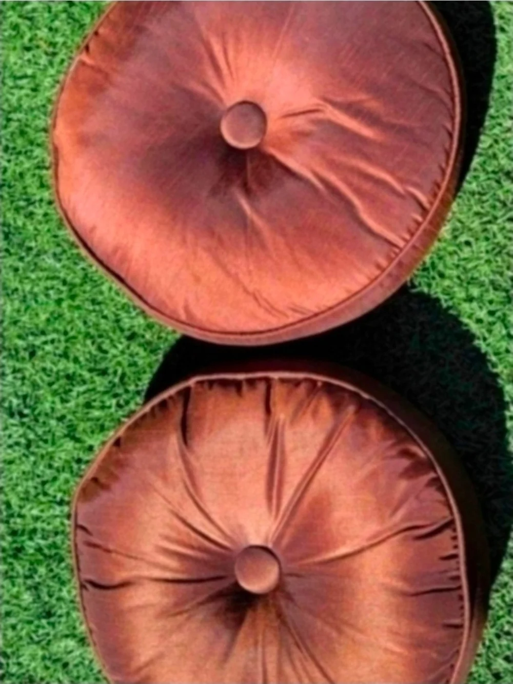Pillows Round Brown Pillows Set